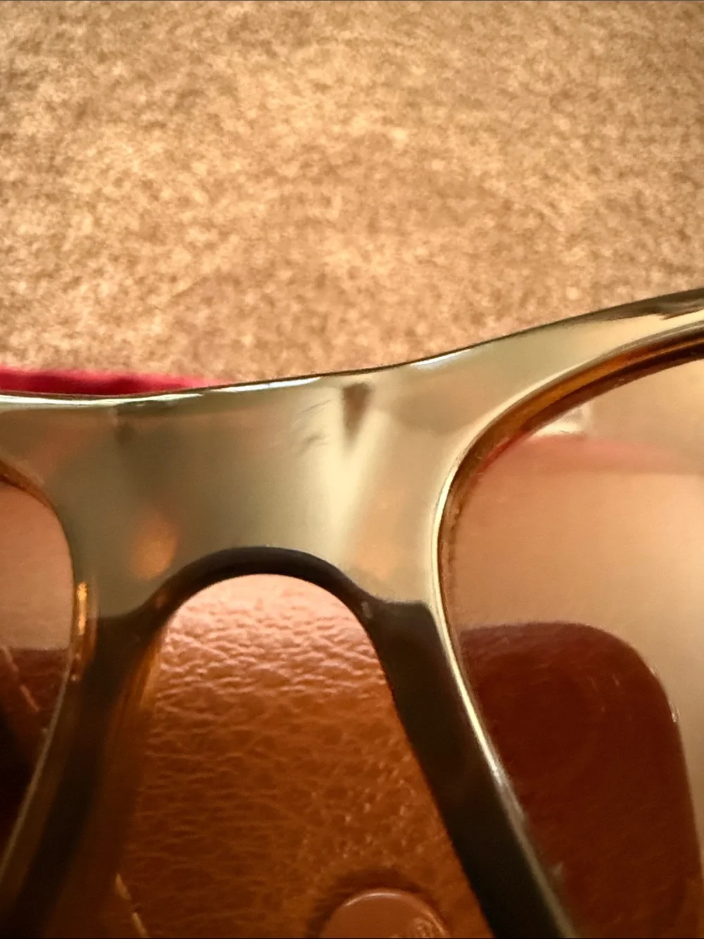 Ray-Ban Polished Light Havana Brown Gradient Lenses